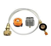 Comebachome Adaptateur de recharge de cartouche de gaz 3pcs / ensemble propane Isobutane Adaptateur de recharge butane