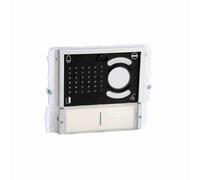 Module Audio/Vidéo 2 Boutons D'Appel Ikall Façade Noire - COMELIT 33412