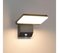 Comely 24W Lampe Exterieur avec Detecteur de Mouvement, Applique Murale Exterieure LED IP65 Etanche, Luminaire Exterieur Murale pour Terrasse Entrée Jardin Garage, Blanc Chaud 3000K