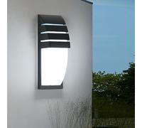 Comely Applique Murale Interieur/Exterieur, Noir 12W Appliques Murales LED, IP65 Imperméable Lampe Murale Exterieur pour Cour, Jardin, Terrasse, Proche, Patio, 6500K Blanc Froid