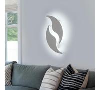 Comely Applique Murale Intérieure LED, Lampe Murale Moderne Blanc | Acrylique Luminaire Mural LED pour Chambre Salon Couloir Escalier