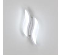 Comely Applique murale LED intérieure 12W blanc froid 6500K - Éclairage mural design acrylique moderne 30×11,5cm, applique chambre salon couloir escalier 220V