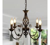 Comely Fer Pendentif Réglable en Hauteur, Suspension Luminaire Lustre Fer