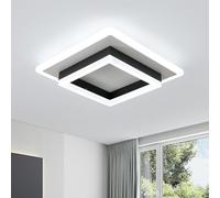 Comely Plafonnier LED 30W 3300LM Lampe de Plafond Carré Blanc Froid 6500K