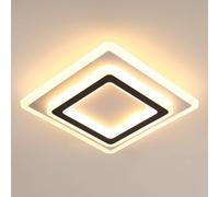 Comely Plafonnier LED 38W 4275LM Lampe de Plafond Carré Blanc Chaud 3000K