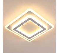 Comely Plafonnier LED, 44W 4950LM Luminaire Plafonnier Carré Blanc, Lampe de Plafond LED Moderne pour Salon, Chambre, Couloir, Cuisine, 3000K Blanc Chaud
