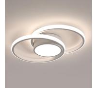 Comely Plafonnier LED, Rond Lampe de plafond 42W, Moderne Luminaire Plafonnier pour Couloir Coucher Salle de Bains Cuisine Salon, Lumière Naturelle 4500K, Longueur 40cm, Blanc