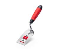 COMENSAL® Spatule de Stucateur 60 mm - Truelle de Maçon - Truelle Carrée avec Poignée Souple - Truelle avec Lame en Acier - Made in EU