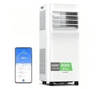 COMFEE Climatiseur Mobile 3-EN-1, Capacité de 8000 BTU/heure, Refroidissement, Ventilation, Déshumidification