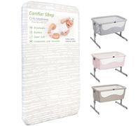 Comfier Sleep Chicco Next To Me Matelas 50 x 83 cm avec housse en bambou super douce s'adapte parfaitement à tous les berceaux Chicco standard Next To Me