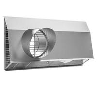 ComfoEdge Grille murale extérieure combinée en acier inoxydable - Zehnder