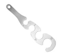 COMFOLIVING Outil de Mesure de pâte, Outil de Mesure de Spaghetti à 4 Trous, Compteur de pâte en Acier Inoxydable Gadgets de Cuisine Cuillère à pâte Outils de pâte lavables en Machine