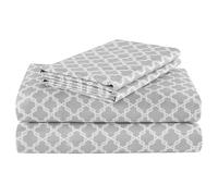 Comfort Spaces Coolmax Parure de lit rafraîchissante pour très Grand lit, Douce et résistante à la décoloration, draps rafraîchissants pour Les dormeurs Chauds, Poche Profonde élastique pour Matelas