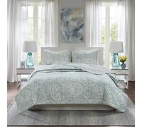 Comfort Spaces Parure de lit - Housse d'été Tendance à Motif Cachemire - Couvre-lit Confortable et léger Toutes Saisons pour l'hiver, taies Assorties, très Grand lit/très Grand lit californien,
