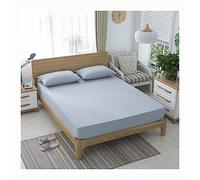 Comfortica Classics Drap-housse Queen 100 % coton avec élastique tout autour du lit Tissu satiné soyeux doux Convient pour les matelas jusqu'à 8,7 pouces de literie (Couleur : O, Taille : Queen)