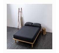 Comfortica Classics Drap-housse Queen 100 % coton avec élastique tout autour du lit Tissu satiné soyeux doux Convient pour les matelas jusqu'à 8,7 pouces de literie (Couleur : O, Taille : Queen)