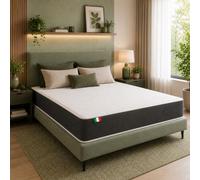 Comfy Line ESSENTIAL Matelas King Size 180 x 195 cm Memory Hauteur 30 cm | Matelas à mémoire de forme semi-rigide, réversible avec côté doux et côté rigide. Tissu anti-acariens, hypoallergénique