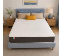 Comfy Line ESSENTIAL Matelas King Size 180 x 200 cm Memory Hauteur 20 cm | Matelas à mémoire de forme semi-rigide, réversible avec côté doux et côté rigide. Tissu anti-acariens, hypoallergénique