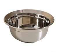 ComfyHarbor 316 Grand bol mélangeur à paroi profonde avec bord verseur, passe au lave-vaisselle, pour pâte, salade, marinade, résistant à la chaleur et au froid, argenté (14 cm)