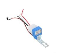 ComfyHarbor AS-10 Interrupteur de contrôle de lumière 12 V, capteur crépusculaire automatique pour lampadaire, contrôleur étanche à la pluie avec charge de 10 A, marche/arrêt automatique jour/nuit
