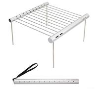 ComfyHarbor Barbecue pliable robuste avec pieds amovibles | Design pliable, rangement facile, s'adapte au coffre de voiture, montage rapide, construction en acier