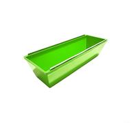 ComfyHarbor Boîte de mélange de ciment ABS 35,5 x 12 x 9 cm, bac en plastique pour réparation de mortier, mastic, plâtre, bassin efficace pour les constructeurs, le bricolage pour une utilisation sur