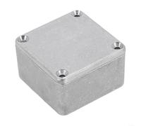 ComfyHarbor Boîtier électrique en aluminium moulé sous pression avec protection IP54, boîtier d'instruments en métal argenté pour projets industriels, compatible avec la série Hammond 1590 (721,2 kg