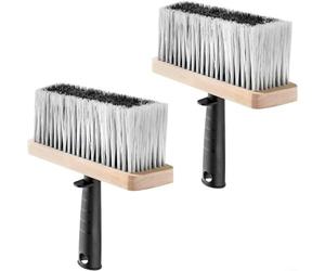 ComfyHarbor Brosse à papier peint en bois naturel, applicateur de pâte polyvalent, pour rénovation, brosse de nettoyage de plafond, brosse à épousseter, outil de nettoyage domestique