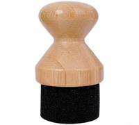 ComfyHarbor Brosse éponge de cuisine, applicateur d'huile en bois pour planche à découper, comptoirs et surfaces, tête absorbante douce avec poignée ergonomique, design moderne compact pour un