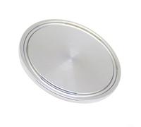 ComfyHarbor Capuchon sanitaire à trois colliers en acier inoxydable 304, couvercle aveugle, pour raccord de tuyau industriel, virole à installation rapide, pour systèmes de réfrigération eau, air