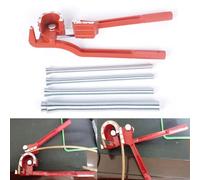 ComfyHarbor Cintreuse manuelle pour tubes en cuivre et aluminium de 6 mm à 1,6 cm, outil à main en alliage d'aluminium avec 5 inserts à ressort pour tuyaux de 6 mm, 8 mm, 10 mm, courbure jusqu'à 180