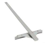 ComfyHarbor Clôture de rechange 381091-00 en métal pour guide de bord pour scies circulaires DC390 DCS391B DCS393 DW936 DW939 Accessoires de scie à garniture Argenté