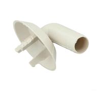 ComfyHarbor Connecteur coudé à trois mâchoires pour tuyau de vidange CA de 26 mm, buse externe en ABS pour mini-fente, étanchéité étanche, blanc