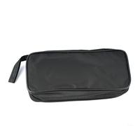 ComfyHarbor Étui de transport pour multimètre en tissu doux résistant aux chocs avec poches pour compteurs numériques et outils Noir Taille S