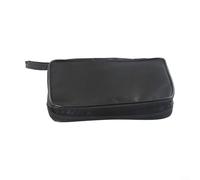 ComfyHarbor Étui de transport pour multimètre en tissu doux résistant aux chocs avec poches pour compteurs numériques et outils, noir, taille S (XL)