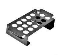 ComfyHarbor Grille Barbecue Acier Inoxydable 18 Trous Grille Barbecue Acier | Dimensions 24.8x12x5.1cm, résistance haute température, anti-corrosion, pour idéal 2-3 personnes, pour facile nettoyage