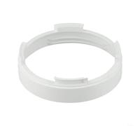ComfyHarbor Interface de conduit d'échappement pour tuyau de climatiseur portable, connecteur en polypropylène pour plaque de kit de battant, interface plate 150 mm/130 mm et tête ronde (tête ronde 2