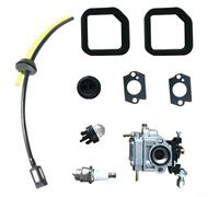 ComfyHarbor Kit carburateur avec ligne pour débroussailleuse Homelite HLT25CNB et RLT26CDSN, pièces de rechange y compris filtre à air, pour ampoule d'amorçage, joints et œillet
