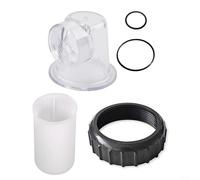 ComfyHarbor Kit de composants d'insert de circulation pour SPS25 SPS50 SPS75 SPS100, couvercle transparent de pré-filtre avec tamis à ventouse, joints toriques, raccords à vis, pièces d'équipement de