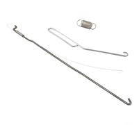 ComfyHarbor Kit de levier d'accélérateur 691841 691842 691840 796260 avec ressort de gouverneur et tringle, pièces de rechange en métal pour réparation de moteur de tondeuse à gazon, argent