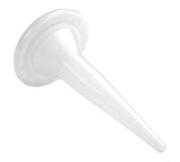ComfyHarbor Lot de 10 buses de calfeutrage en plastique pour bouche de colle structurelle, adaptateur blanc pour mastic souple, kit d'accessoires de construction