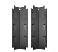 ComfyHarbor Lot de 2 plaques chauffantes en acier inoxydable pour barbecue | Ensemble de 4 pièces, protège les brûleurs de l'huile, réduit les points chauds, inoxydable durable, facile à nettoyer
