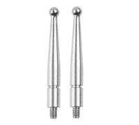 ComfyHarbor Lot de 2 pointes d'indicateur de cadran, filetage M1.6 avec boule en carbure de 2 mm, longueur de 20,9 mm pour 513-474/, 513-454-10/, 513-117/Series pièces de rechange