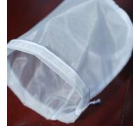 ComfyHarbor Lot de 2 sacs filtrants en nylon réutilisables avec cordon de serrage pour brassage maison, noix, lait, jus, soupe, 20 x 30 cm (160 microns)