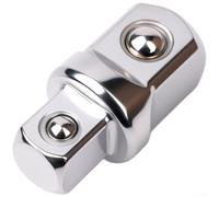 ComfyHarbor Lot de 3 adaptateurs de douille carrée à double tête 6,35 mm, 1,27 cm, convertisseur de douille réductrice pour cier au chrome vanadium avec boule anti-chute