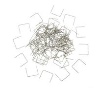 ComfyHarbor Lot de 600 goujons de soudure en plastique pour réparation de pare-chocs de voiture, 0,6 mm et 0,8 mm, clous ondulés en acier inoxydable compatibles avec agrafeuse à chaud, types assortis