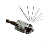 ComfyHarbor Mandrin de perceuse à changement rapide de 1,5 à 6,5 mm, pour meuleuse électrique de 3,6 mm, pince en métal à tige hexagonale auto-centrante, pour outils rotatifs de précision et pour les