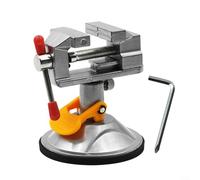 ComfyHarbor Mini étau de table avec base ventouse, pince rotative à 360° en alliage d'aluminium pour la fabrication de bijoux, le modélisme, la réparation électronique et le maintien de petites pièces