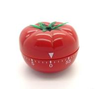 ComfyHarbor Minuteur mécanique de cuisine, pour la cuisson des œufs, le bureau, le bureau, réveil manuel de 60 minutes, pas besoin de piles, temps en plastique facile à nettoyer pour les enfants et