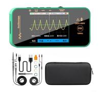ComfyHarbor Oscilloscope numérique portable, bande passante 10 MHz, taux d'échantillonnage 48 MSa/s, portable pour mini scope, avec écran TFT 3.2, pour les tests électroniques audio automobiles